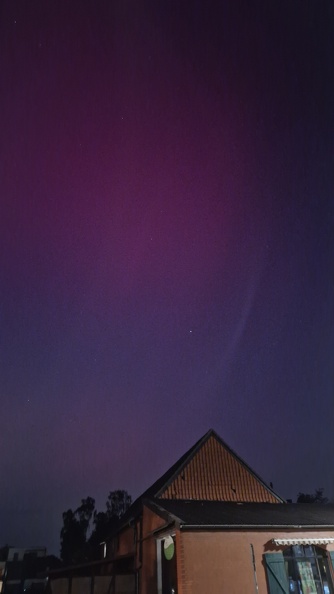 Visible Aurorae in Braunschweig, photographed with Samsung Galaxy S22