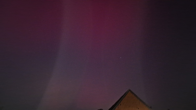 Visible Aurorae in Braunschweig, photographed with Samsung Galaxy S22